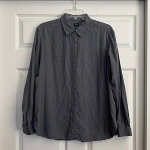 UNIQLO Dark Gray Flannel Shirt
